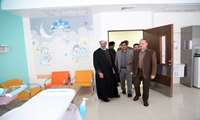 The representative of the legal guardian in North Khorasan visited IPD and thanked the nurses